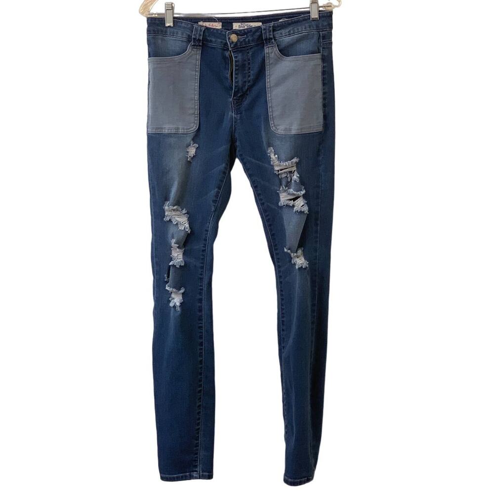 Wild Blue Sadie Robertson Collection Stretch Skinny Jeans, Size 9